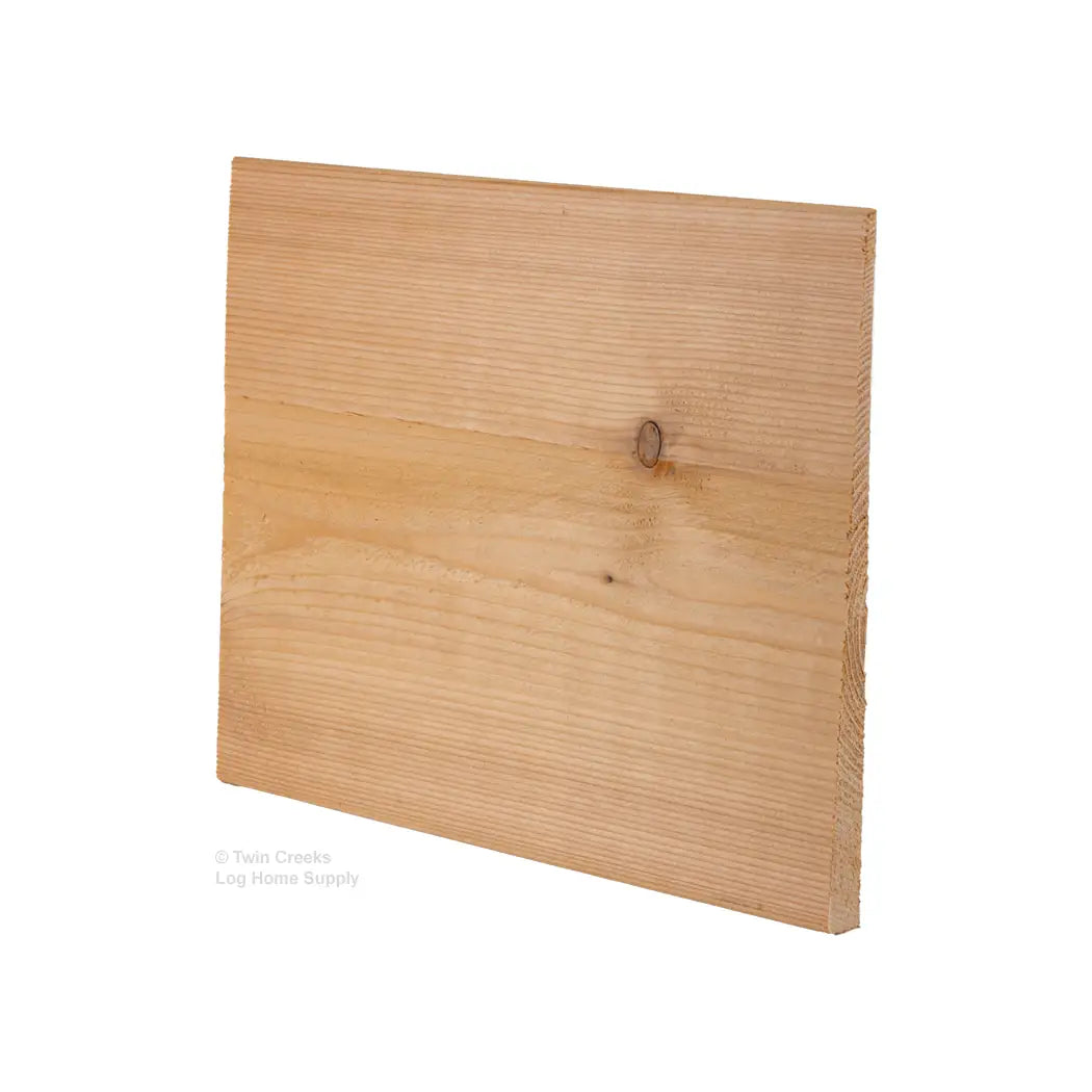 1x10 Western Red Cedar Plain Bevel Siding - Face