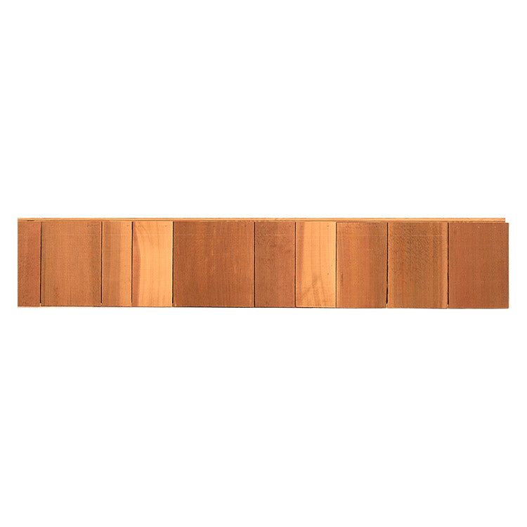 Cropped View of Cedar Valley 7" Even Butt Shingle Panel
