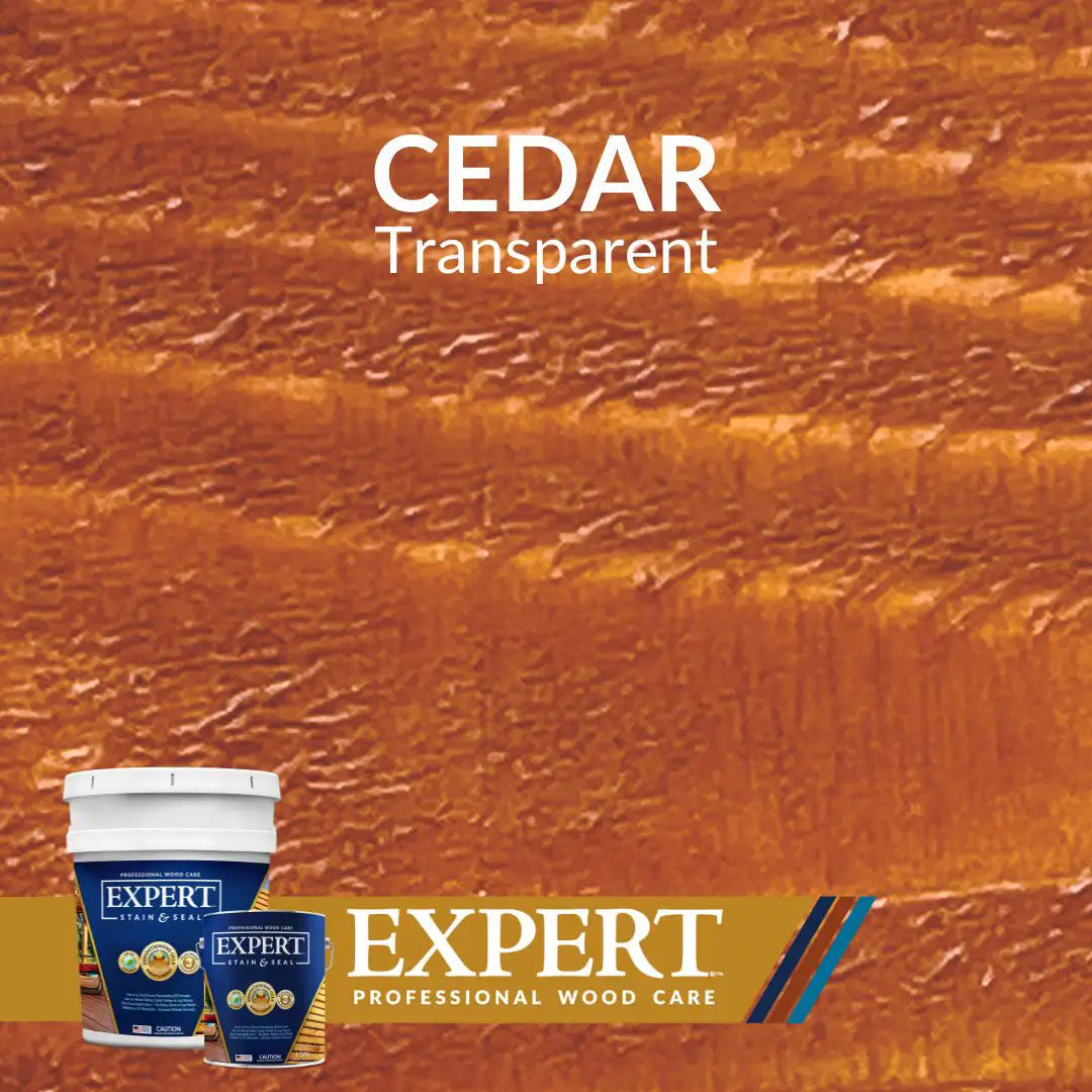 Expert Stains - Transparent Stain Swatch - Cedar