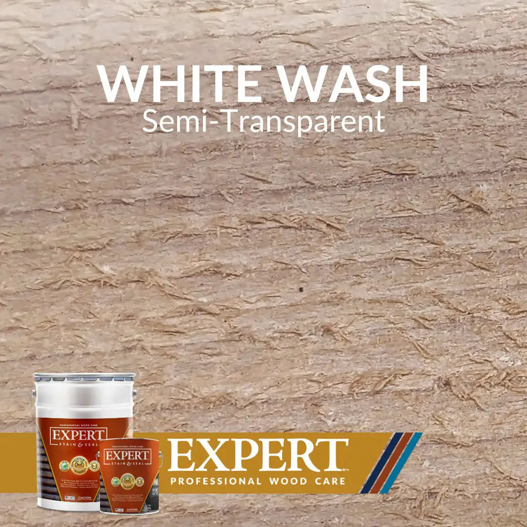 Expert Stain and Seal Log and Timber Oil - White Wash