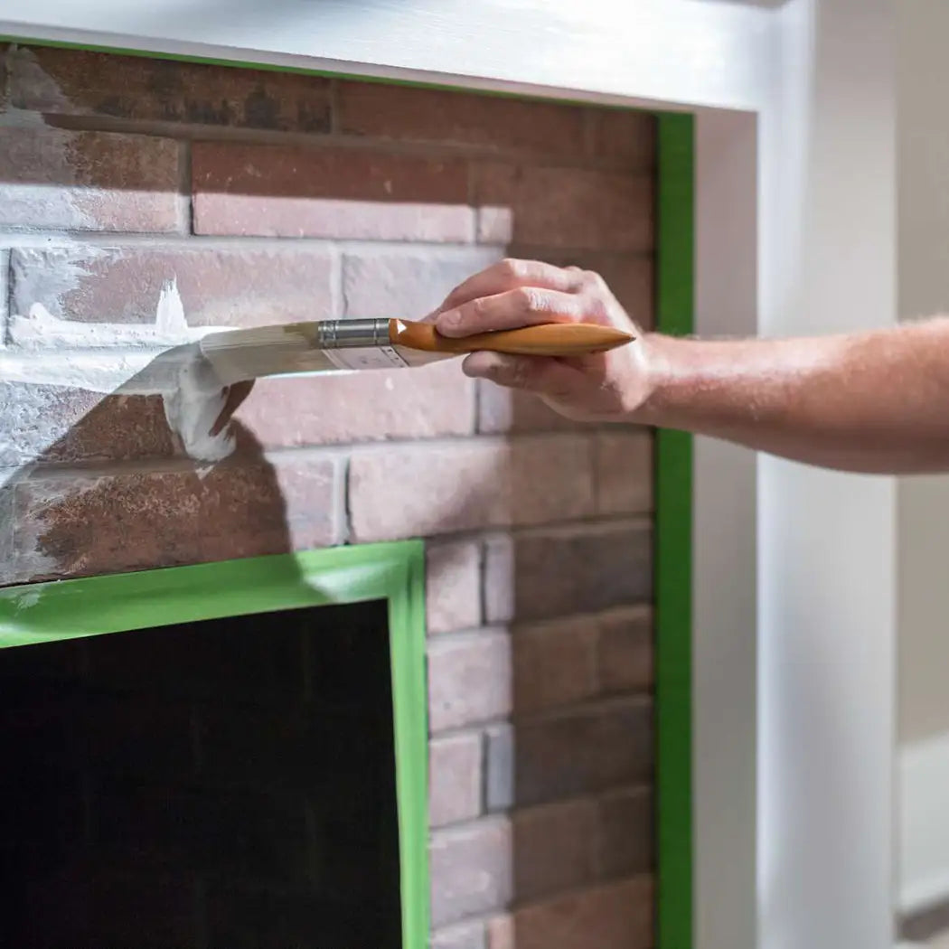 FrogTape Whitewashing Brick