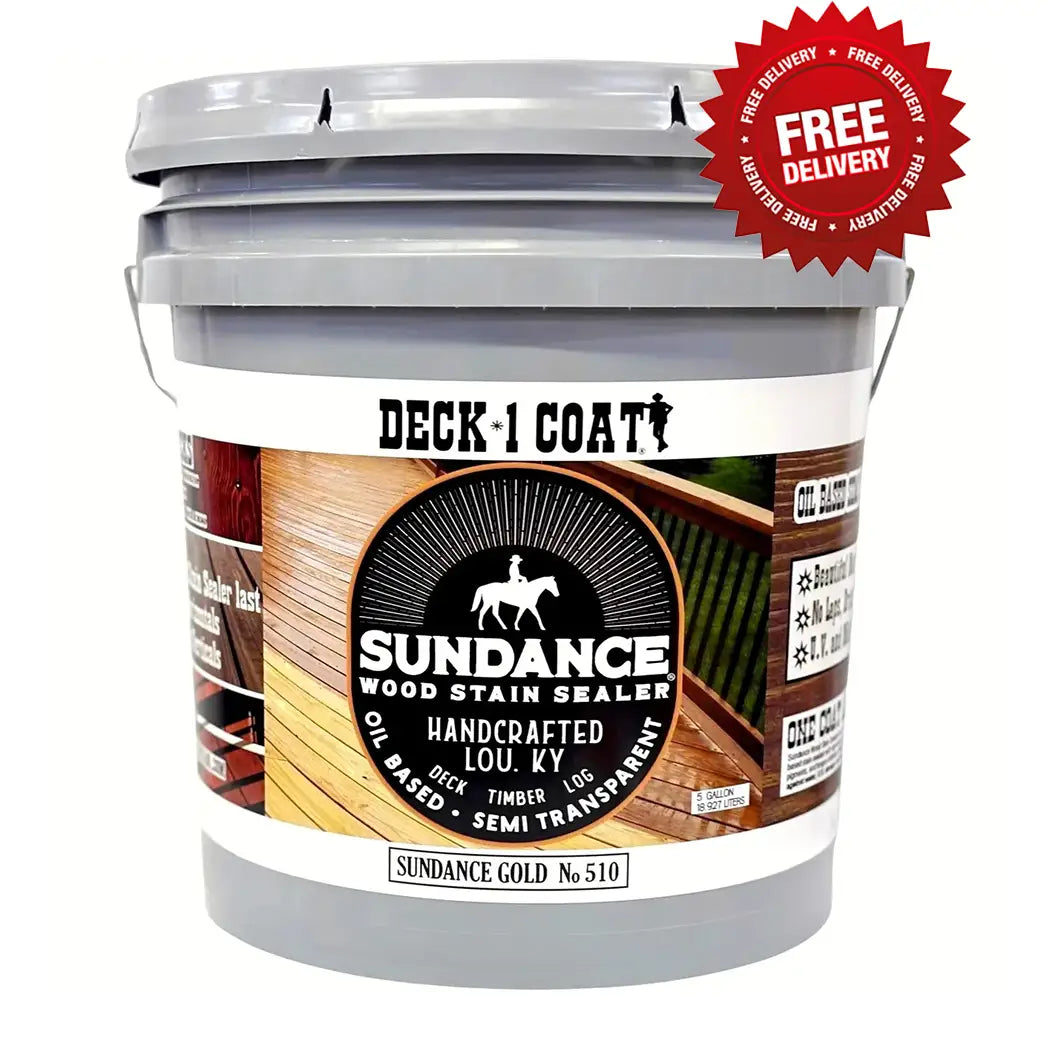 Sundance Wood Stain Sealer Deck*1 Coat 5 Gallon - Free Shipping