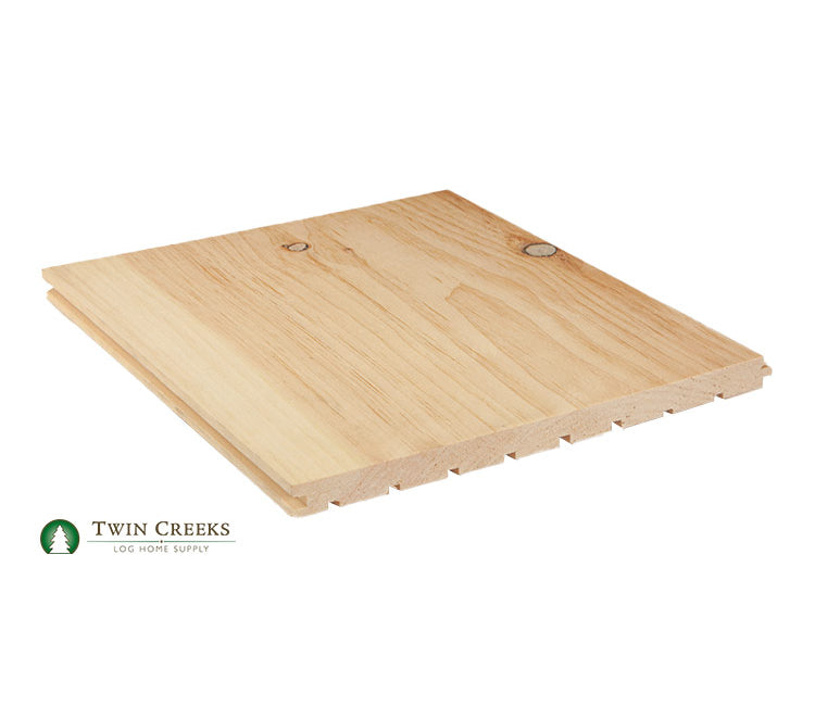 Wide Plank White Pine Flooring - 1x12" Width With Green Overlay