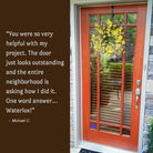 Waterlox Marine Satin Finish - Exterior Door Photo