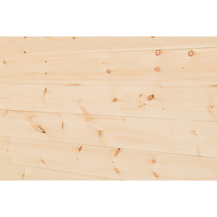 1x10 White Pine Shiplap Siding (Angled Installed Wall Photo)