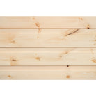 1x12 White Pine Chink Log Siding, Rough Sawn (Front Wall)