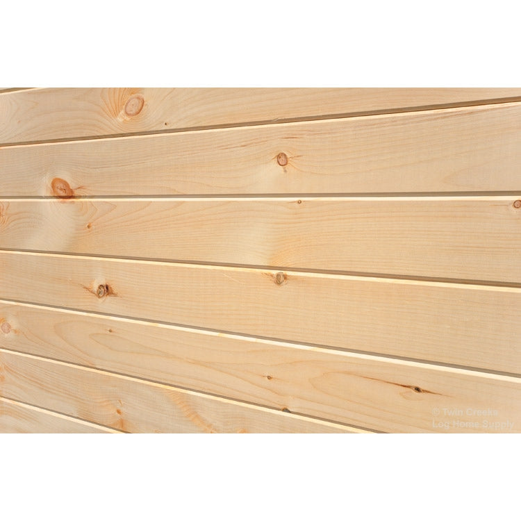 1x12 White Pine Tongue and Groove - Front Face Angled