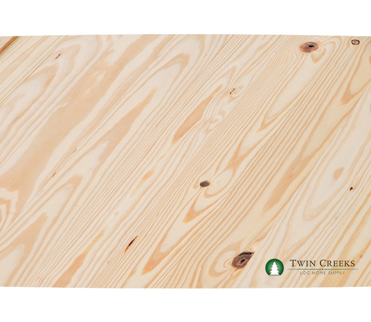 Southern Yellow Pine Tongue and Groove Flooring (Installed Grain Pattern)