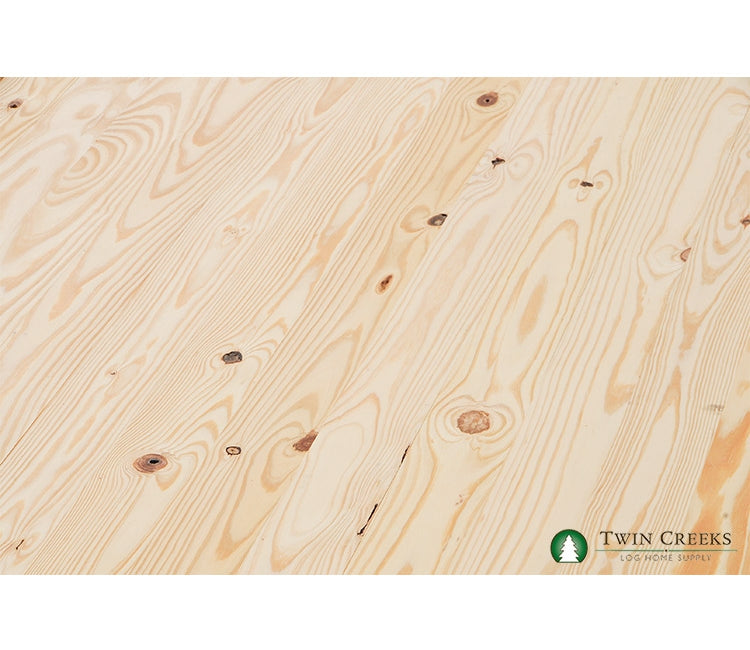 Southern Yellow Pine Tongue and Groove Flooring (Installed Grain Pattern)