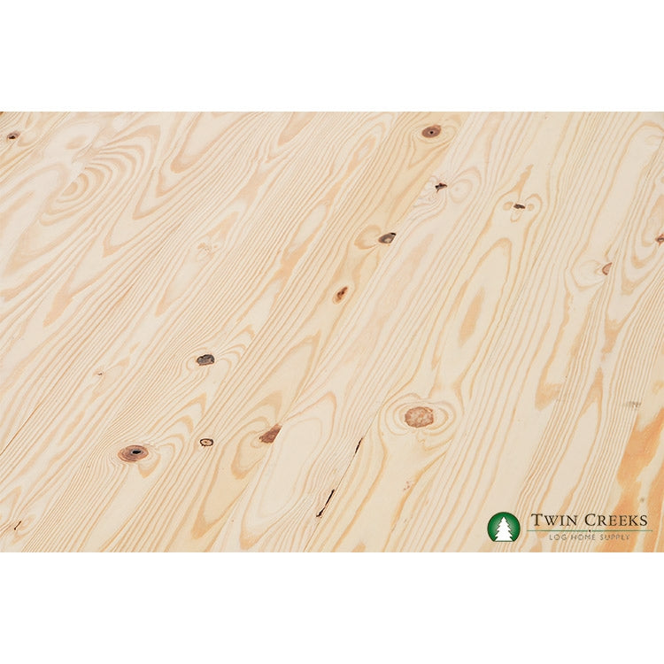 Southern Yellow Pine Tongue and Groove Flooring (Installed Grain Pattern)