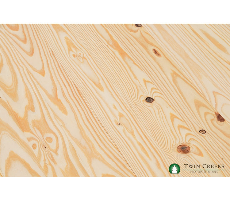 Southern Yellow Pine Tongue and Groove Flooring (Installed Grain Pattern)