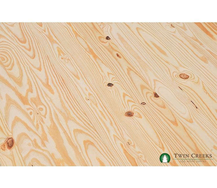 Southern Yellow Pine Tongue and Groove Flooring (Installed Grain Pattern)