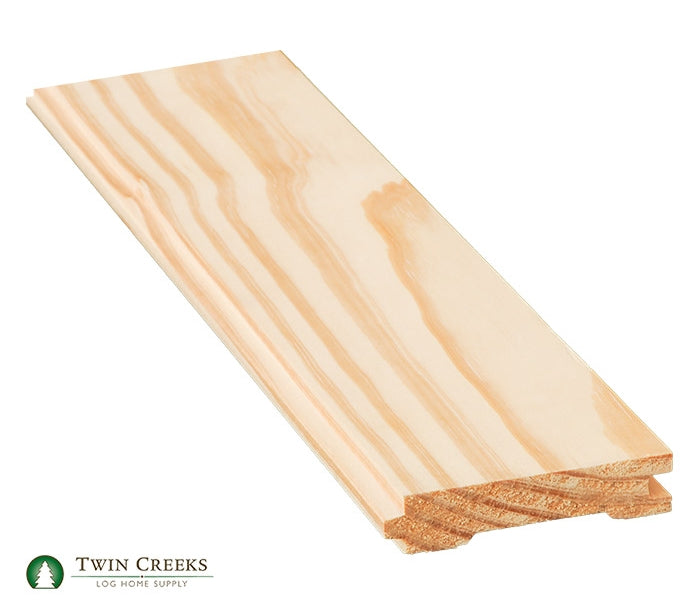 1x4 Southern Yellow Pine T&G Flooring - C Grade Profile