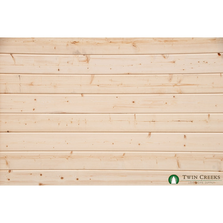 1x6 Spruce T&G Paneling: E&CB Wall Photo "V-Groove" Face