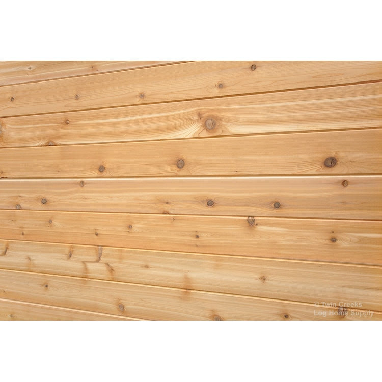 1x6 Western Red Cedar T&G - Smooth Face, Installed from Angle