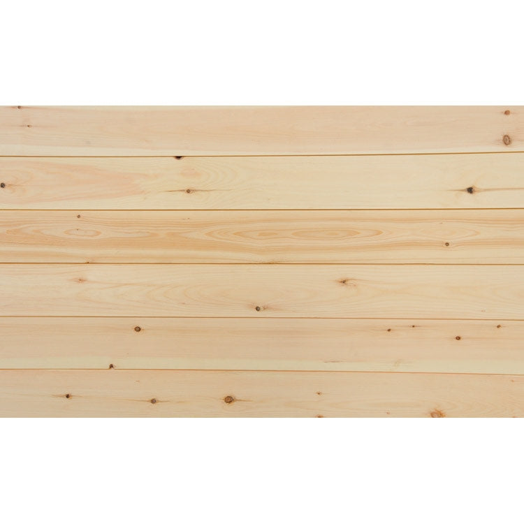 1x6 White Pine Shiplap Siding - Front
