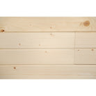 1x8 Spruce Tongue & Groove Paneling - Installed End-Matched Joint