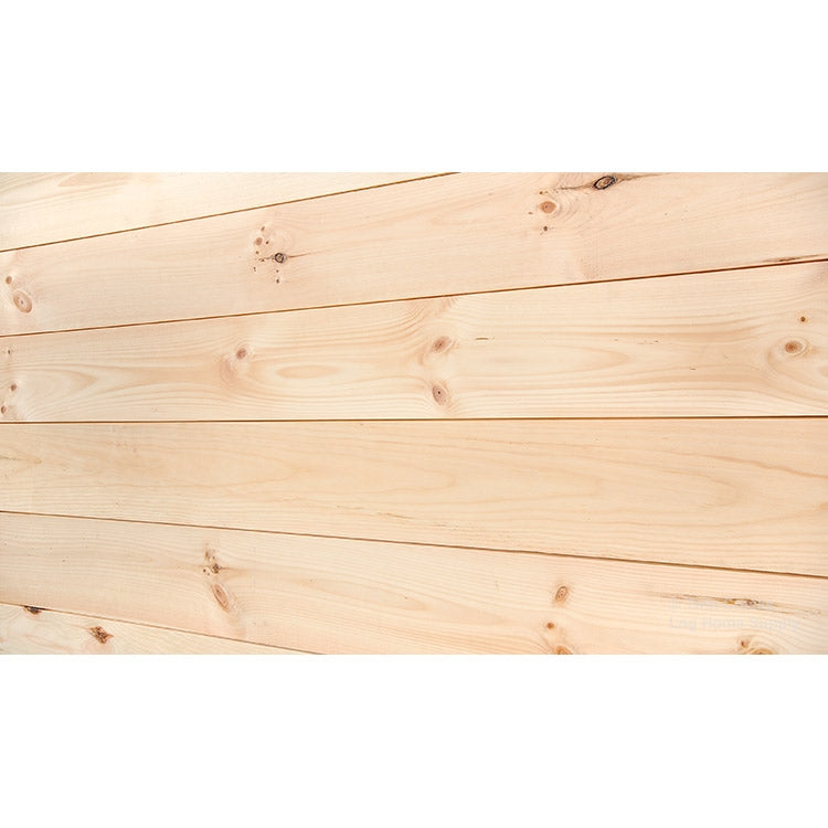 1x8 White Pine Tongue & Groove Shiplap Siding - Standard Grade (Angled Front Installed Photo) 