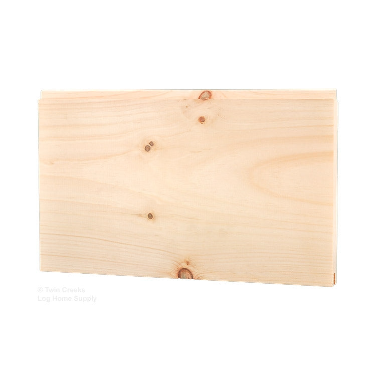 1x8 White Pine Tongue & Groove Shiplap Siding - Standard Grade (Back Sample Photo)