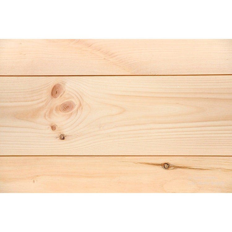 1x8 White Pine Tongue & Groove Shiplap Siding - Standard Grade (Close Front Installed Photo)