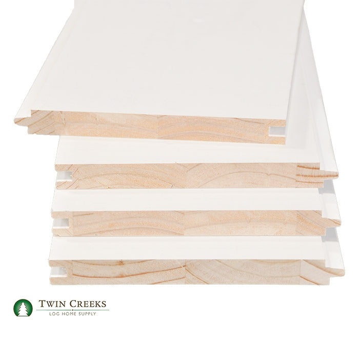 1x8 Radiata Pine Primed Tongue & Groove Shiplap