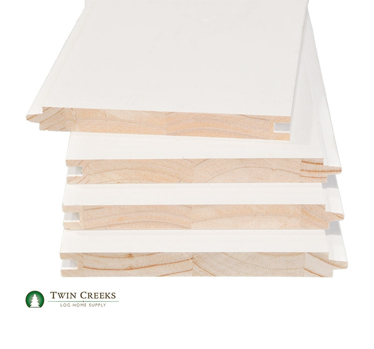 1x8 Radiata Pine Primed Tongue & Groove Shiplap