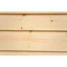 1x8 White Pine Plain Bevel Siding (Installed Close)