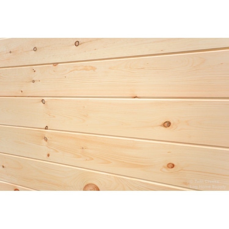 1x8 White Pine Tongue & Groove - V-Groove Face - Angled