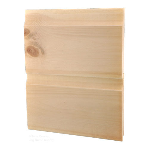 1x8 White Pine Shiplap Siding (Stacked)
