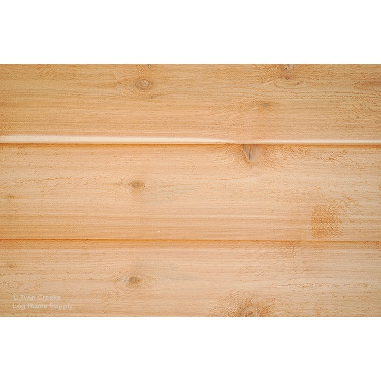 1x8 WRC Plain Bevel Siding - Close Forward Installed Photo