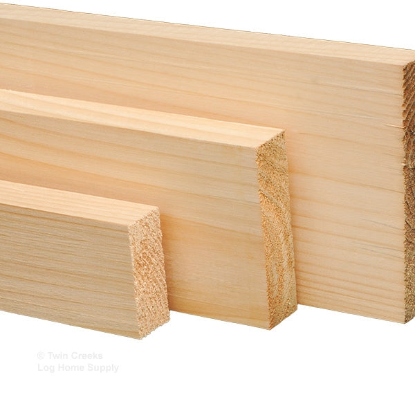 Eastern White Pine S4S (Various Widths Lined Up)