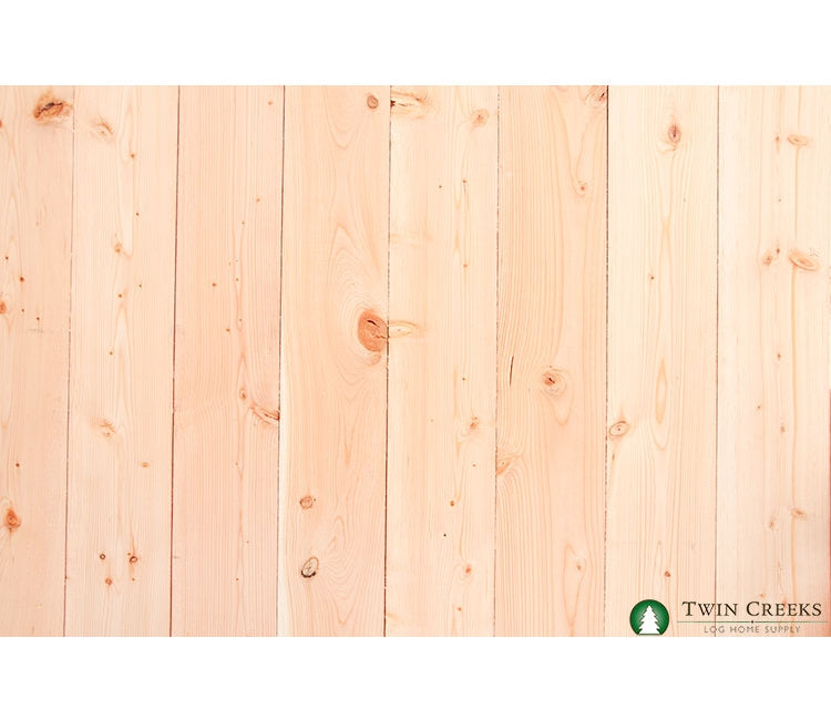 2x6 Douglas Fir T&G Decking - Closeup Installed