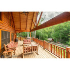 2x6 Spruce Tongue & Groove Paneling Installed as Exterior Deck Ceiling