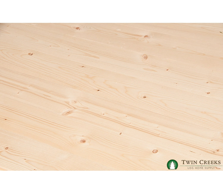 2x6 Spruce Tongue & Groove Paneling - Angled Left