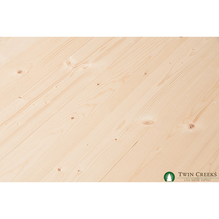 2x6 Spruce Tongue & Groove Paneling - Angled Right