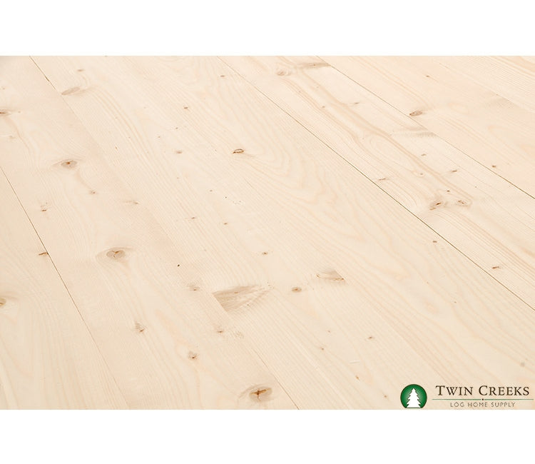 2x6 Spruce Tongue & Groove Paneling - Installed