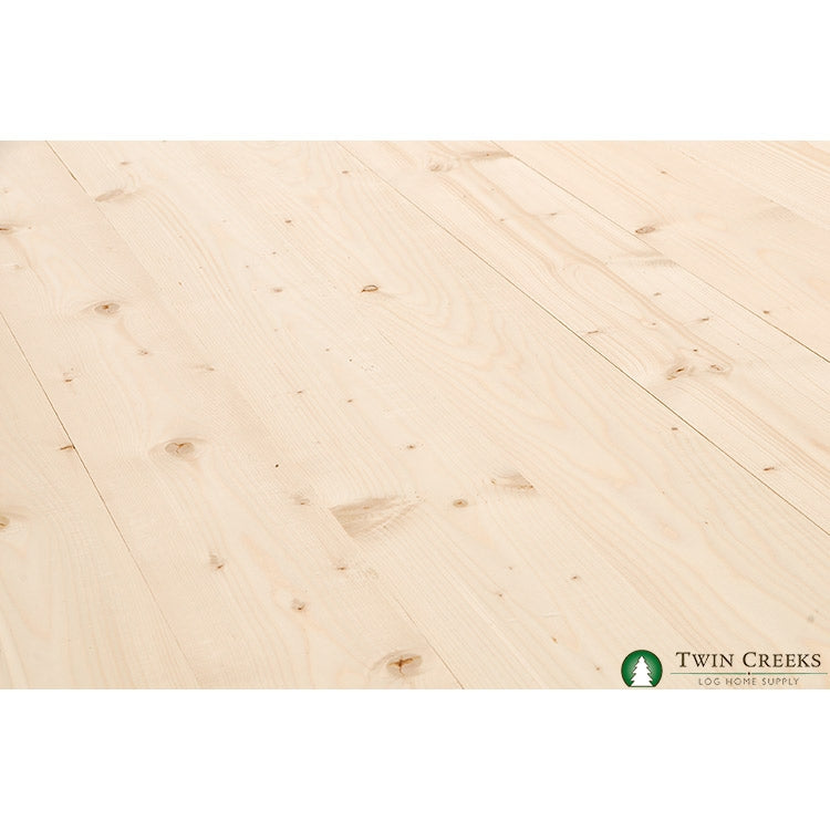 2x6 Spruce Tongue & Groove Paneling - Installed