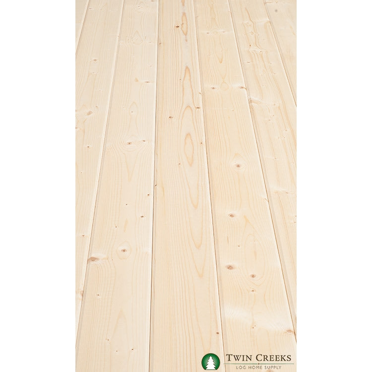2x6 Spruce Tongue & Groove Paneling - "V" Groove Side Long Grain