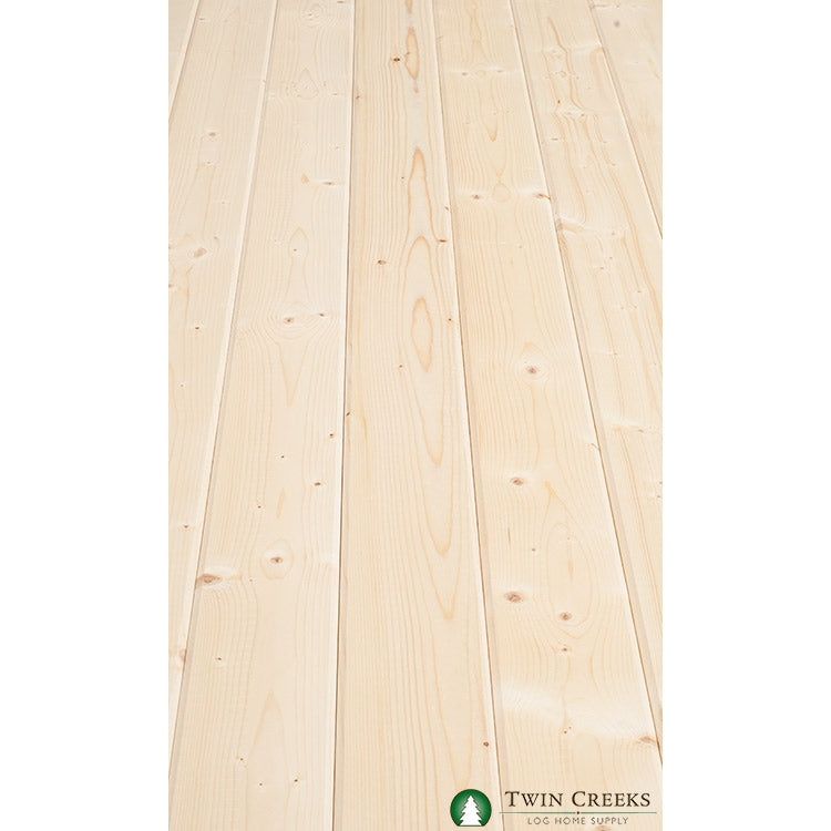 2x6 Spruce Tongue & Groove Paneling - "V" Groove Side Long Grain 