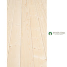 2x6 Spruce Tongue & Groove Paneling - "V" Groove Side Long Grain