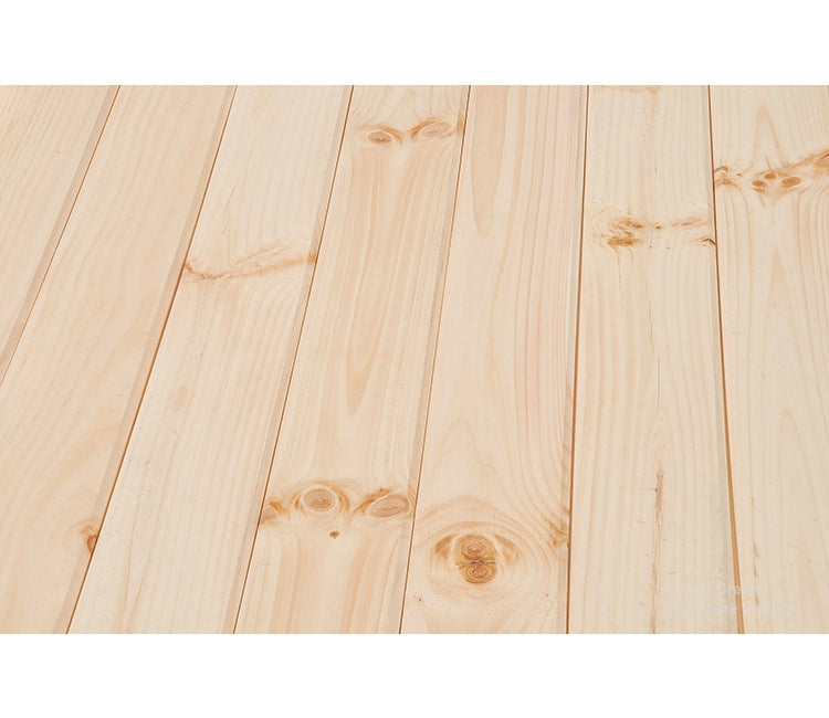 2x6 White Pine Tongue and Groove - Installed (V-Groove)