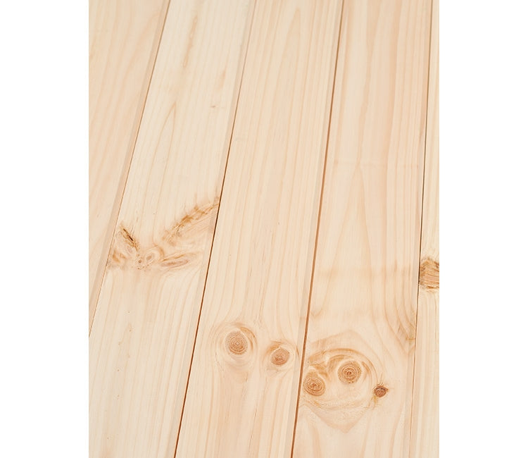 2x6 White Pine Tongue and Groove - Installed (V-Groove)