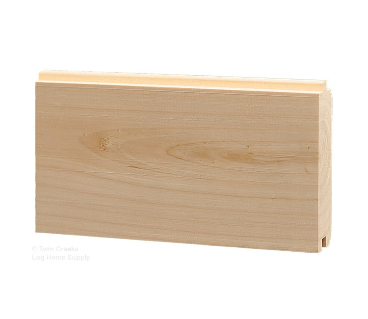 2x6 White Pine Tongue and Groove - Side Profile