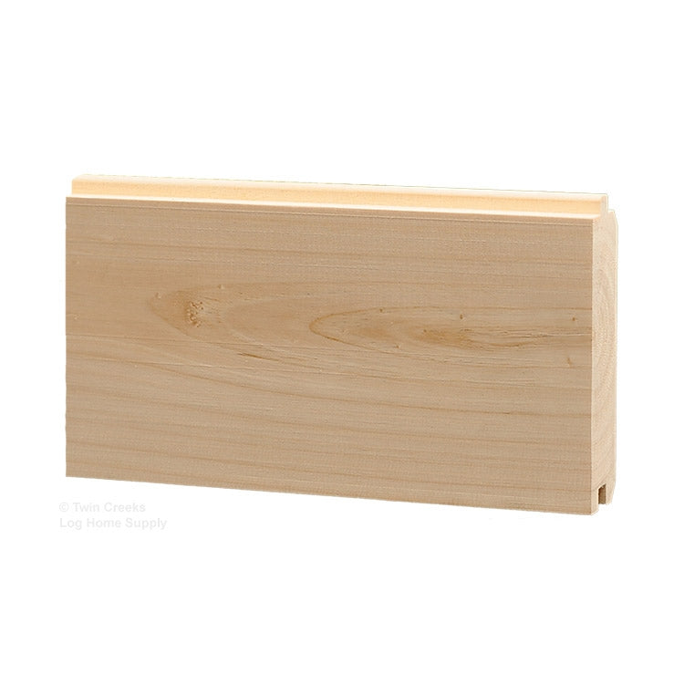 2x6 White Pine Tongue and Groove - Side Profile