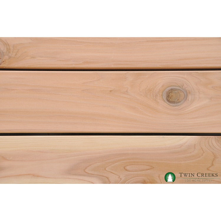 5/4x6 Western Red Cedar Radius Edge Decking (Installed)