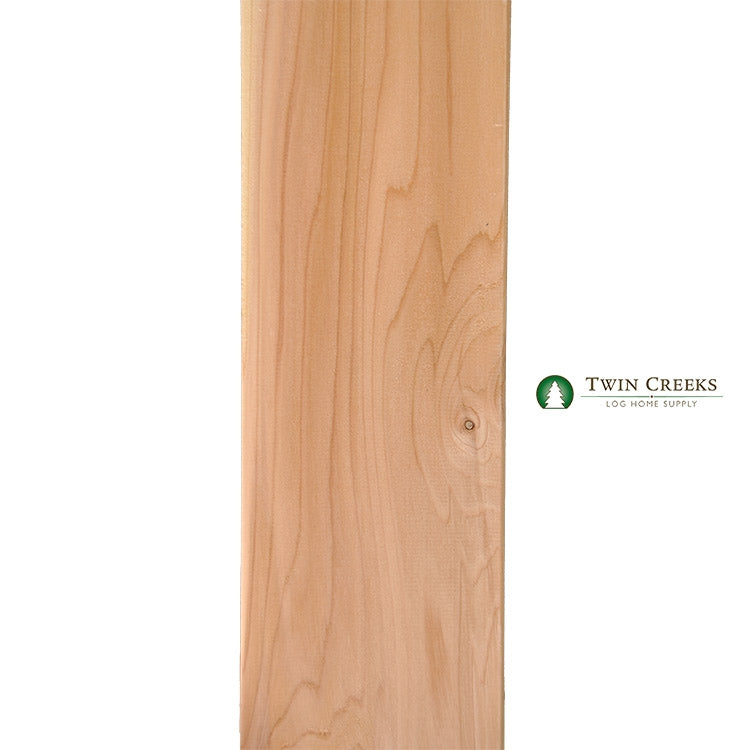 5/4x6 Western Red Cedar Radius Edge Decking (Grain Detail)