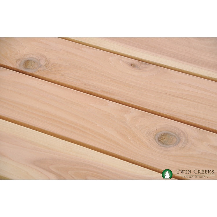 5/4x6 Western Red Cedar Radius Edge Decking (Installed)