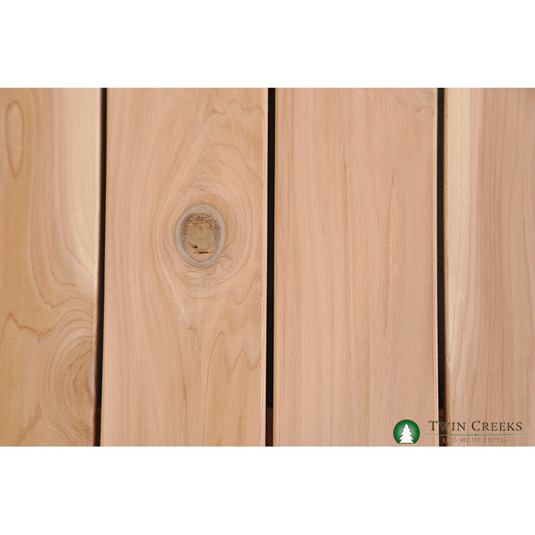5/4x6 Western Red Cedar Radius Edge Decking (Installed)