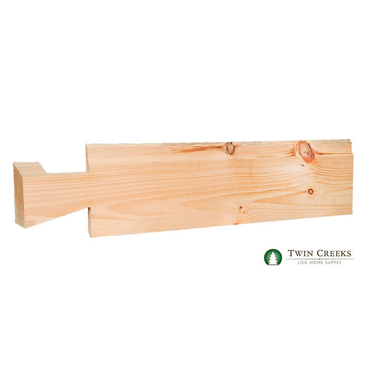 6x12 White Pine Dovetail False Corner Piece