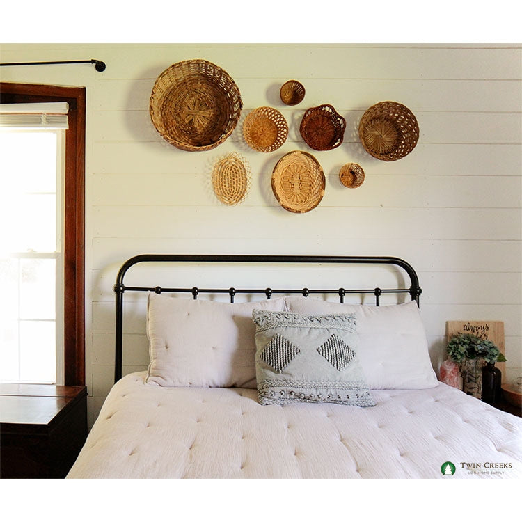 1X8 Shiplap Siding Feature Wall